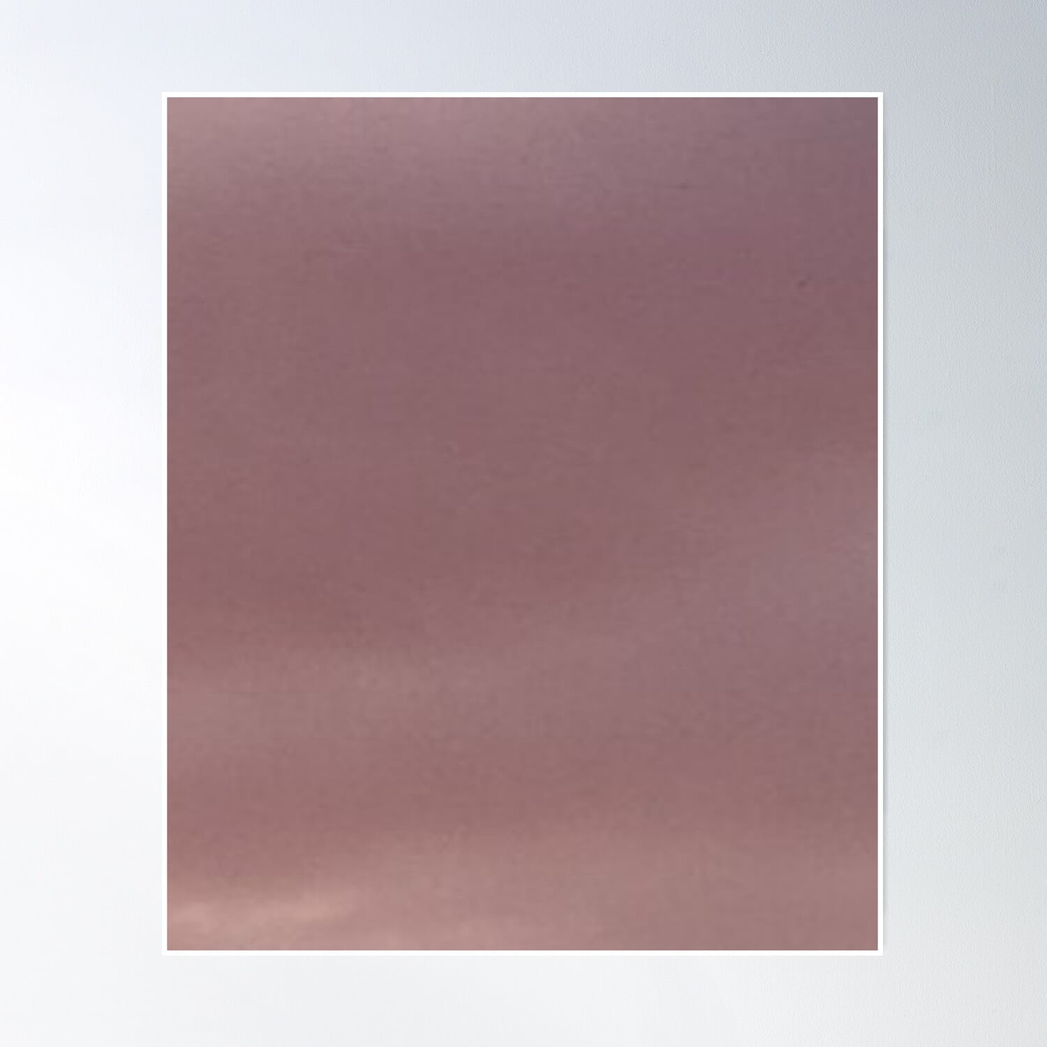 Dark Grey Cloudy Sky With A Hint Of Pink. Spanish Summer Sunset. Poster ...