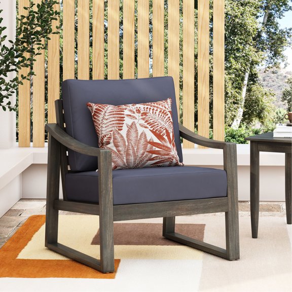 Dark Grey Color, Water - Resistant Cushions / Complement Outdoor Spaces Stylishly
