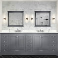 thumbnail image 1 of Dark Grey Double Bath Vanity 84 In. X 22 In., Marble Top, Faucet Included, 34 Mirrors - To Scratches And Stains For A Bathroom W D With , Scratch Stain Comfortable, 1 of 7