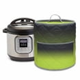 thumbnail image 1 of Dark Grey Green Pressure Cooker Cover Lemon Green Gradient Abstract Art Dust Cover for Kitchen Appliances with Top Handle & Storage Pockets, Fits 8 Quart Instant Pot, Air Fryer, Crock Pot, 1 of 9