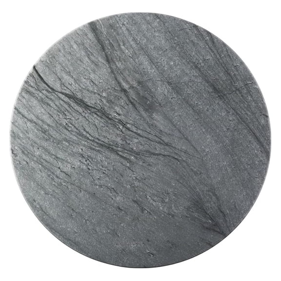 Dark Grey Marble Pastry Cutting Board, 16" Large Marble Cheese Serving Board for Kitchen Countertop, Stone Tray for Baking, Charcuterie, Trivet, Dough Pastry and Stone Cutting Boards