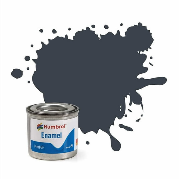 Dark Grey Matt 14ml Tinlet No 32 Enamel Paint Humbrol
