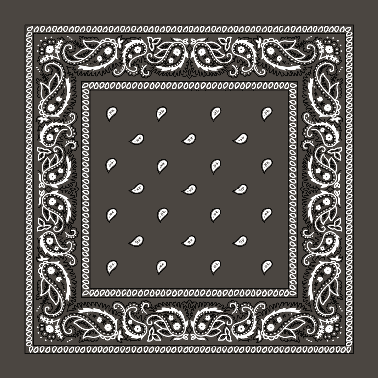 HOORSENBUHS ホーセンブース　GREY PAISLEY BANDANA HOORSENBUHS ホーセンブース GREY PAISLEY BANDANA
