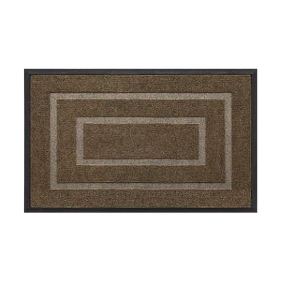Dark Grey Rubber Entry Door Mat 24X48 Inch Heavy Duty Commercial Carpet For Hotel Office Entrance Indoor Outdoor Dust Dirt Trap Floor Mat Dark Grey