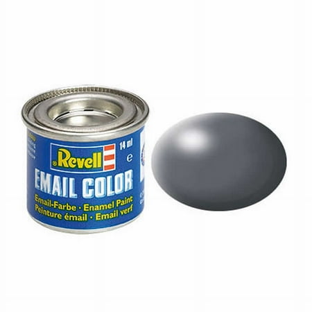 Dark Grey Silk Enamel Paint 14ml (.47oz) Tinlet Revell