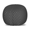 thumbnail image 1 of Dark Grey Storage Toy Bag Chair, Abstract Monochromatic Pattern with Triangles Checkered Design 3D Effect Modern, Stuffed Animal Organizer Washable Bag, Small Size, Grey Black, by Ambesonne, 1 of 3
