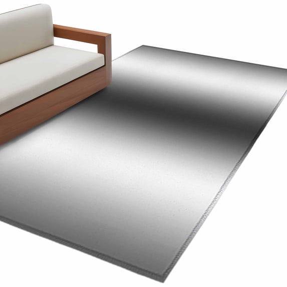 Dark Grey White Large Area Rugs for Bedroom Living Room, Soft Non Slip Carpet Bedside Rug, Farmhouse Ombre Color Modern Simple Rectangular Floor Cover Kitchen Accent Rug 4'x6' for Dining Room/Office