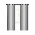 thumbnail image 1 of Dark Greyombre Blackout Curtains 39 Inches Length, Gradient Country Minimalist Color Window Treatment Thermal Insulated Drapes for Bedroom Living Room 2 Panels 55x39 Inches, 1 of 8