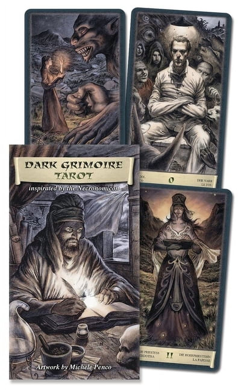 Dark Grimoire Tarot, (Hardcover)