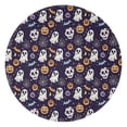 thumbnail image 1 of Dark Halloween Pattern Round Blanket,Comfortable Soft Flannel Throw Blanket,All Season,Warm Lightweight Blankets for Sofa Bed Couch Living Room Chair 60"x60", 1 of 5