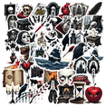 thumbnail image 1 of Dark Halloween Stickers, Waterproof Ghost Sticker for Water Bottle Laptop Phone Cases Planner Skateboard Luggage Helmet Party Favor Decor, Ideal for Adults Teens Teacher Rewards, 1 of 9