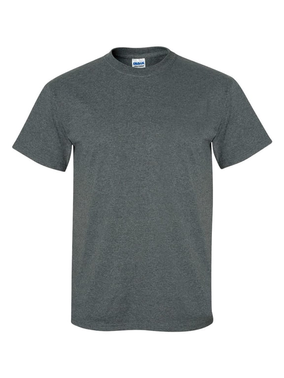 Dark Heather T-Shirts for Men - Gildan 2000 - Men Shirt Cotton Grey Men Tees Men's Value Shirts Best Mens Classic Short Sleeve T-shirt