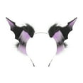 thumbnail image 1 of Dark Horn Headband and Tail Clip Set Halloween Accessory Animal Ears Headpiece Prop for Women Men, 1 of 6