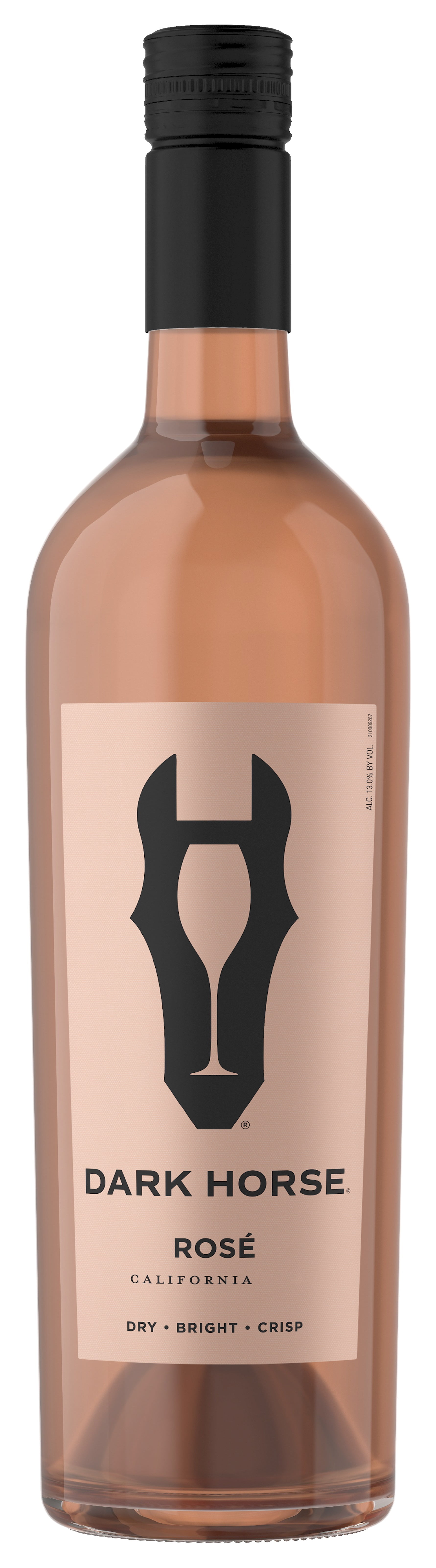 Dark Horse California Rose Wine, 750 ml Glass Bottle, 13% ABV