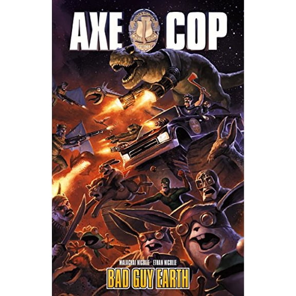 Pre-Owned Axe Cop: Bad Guy Earth (Paperback) 1595828257 9781595828255