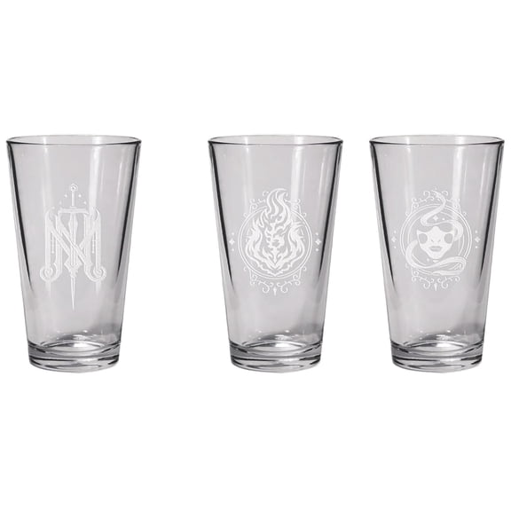 Dark Horse Critical Role: Mighty Nein Caleb & Nott Pint Glass Set
