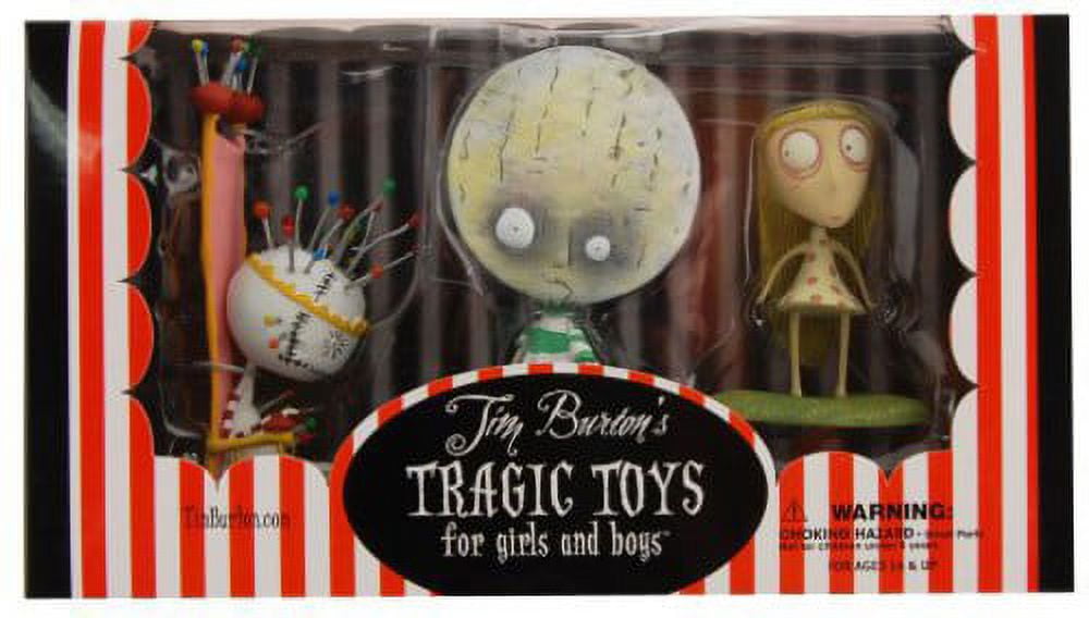 Dark Horse Deluxe Tim Burton's Tragic Toys Three Pack (Pin Cushion