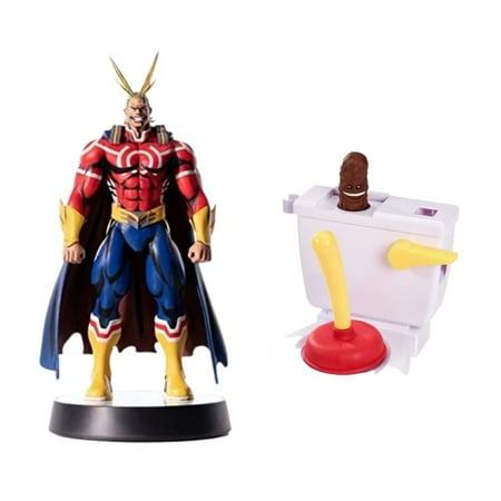 Dark Horse My Hero Academia: All Might Silver Age 11 Inch Figure + Flushin' Frenzy, Pack of 2
