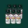 thumbnail image 1 of 6 Pack, Dark Hunter Green, Rust-Oleum Stops Rust Custom Spray 5 in 1 Gloss Spray Paint-376902, 12 oz, 1 of 11