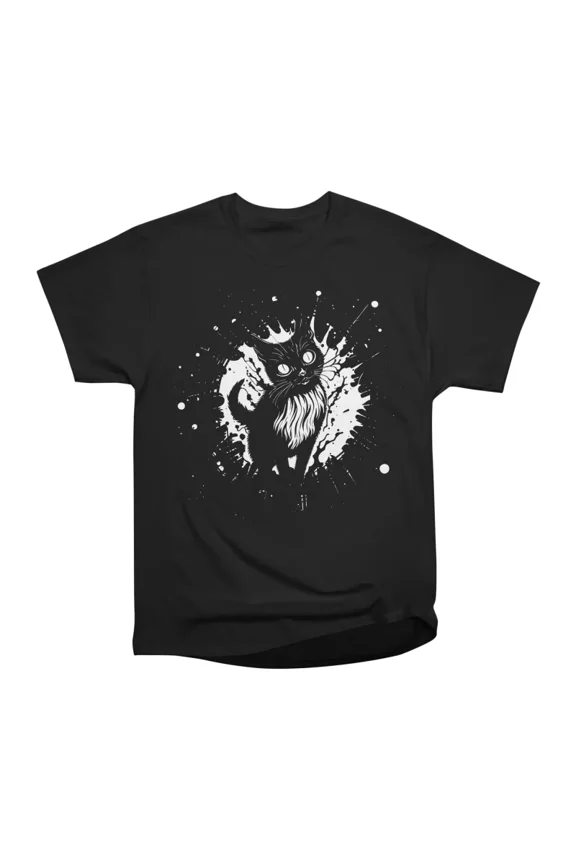 Dark Ink Cats T-Shirt Tee Gift For Him Merch For Her Apparel For Friend