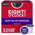 Dark Italian Espresso Coffee, Keurig Single Serve KCup Pods, Dark