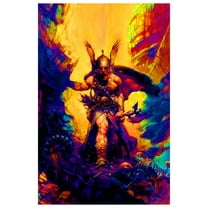 Dark Kingdom by Frank Frazetta - Non-Flocked Blacklight Poster 24" x 36"