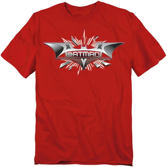 Dark Knight T-Shirt Beveled Chrome Shield Unisex Graphic Tee For Men & Women