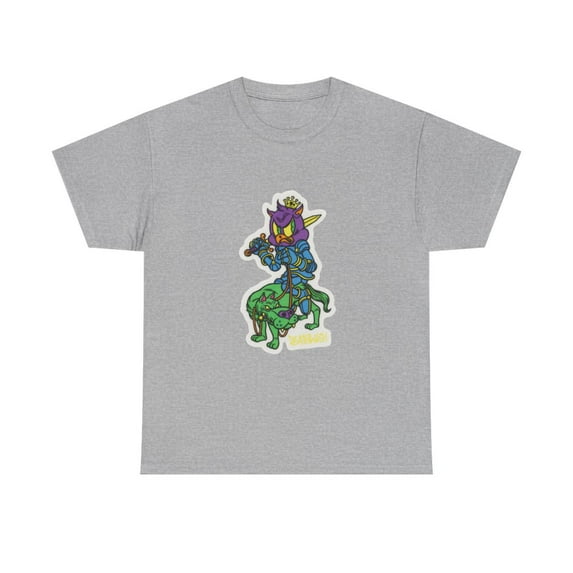 Dark Knight Deathwish 2000s Skateboard Lizard Greco Vintage Classic TShirt Print - Sport Grey / M