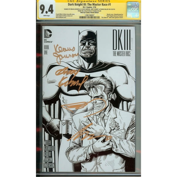 Dark Knight III: The Master Race #1 - CGC 9.4 Comic Book