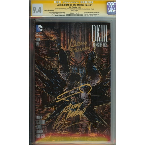 Dark Knight III: The Master Race #1 - CGC 9.4 Comic Book