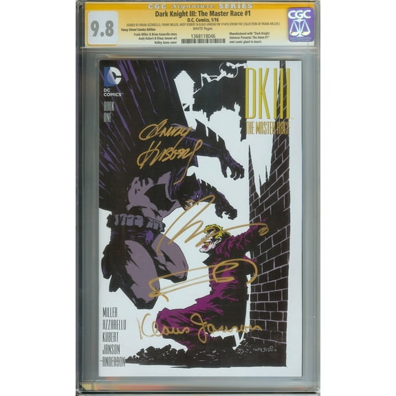 Dark Knight III: The Master Race #1 - CGC 9.8 Comic Book