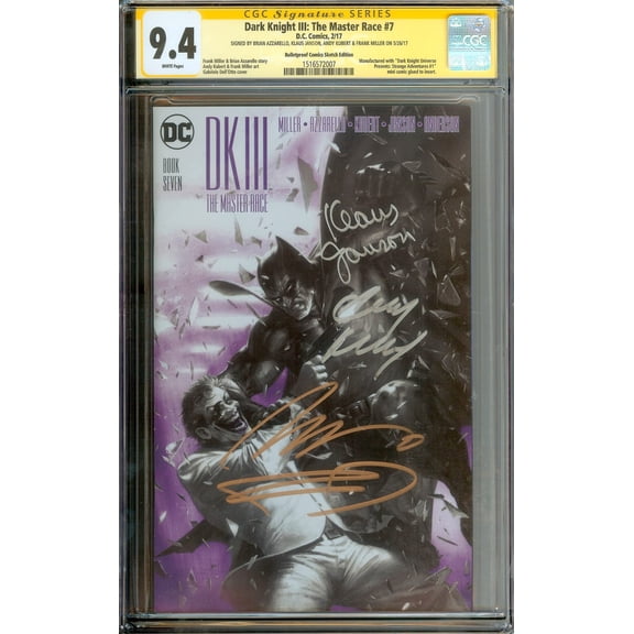 Dark Knight III: The Master Race #7 - CGC 9.4 Comic Book
