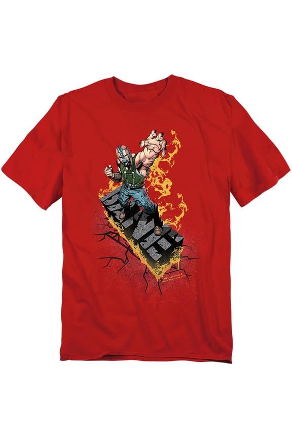 Dark Knight Rises T-Shirt Bane On Fire Unisex Graphic Tee For Men & Women
