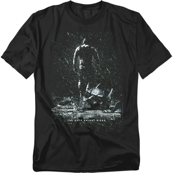 Dark Knight Rises T-Shirt Bane Poster Unisex Graphic Tee For Men & Women Black 