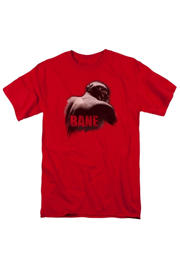 Dark Knight Rises/Bane Wash S/S Adult 18/1 Red Bm2174