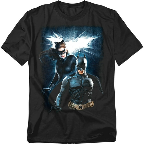 Dark Knight Rises T-Shirt Bat & Cat Unisex Graphic Tee For Men & Women