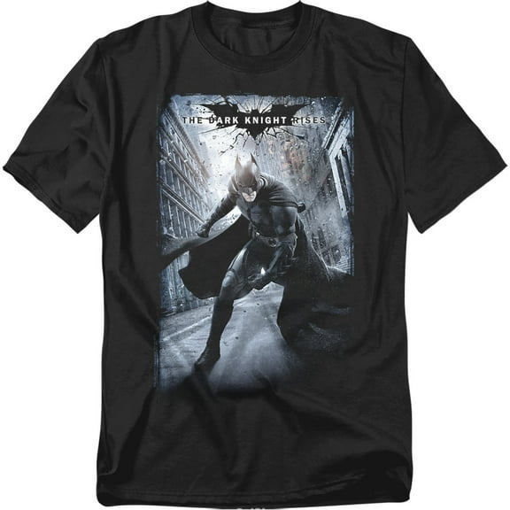 Dark Knight Rises T-Shirt Crumbled Poster Unisex Graphic Tee For Men & Women