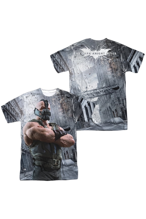 Dark Knight Rises Occupy Gotham Unisex Adult Sublimated Costume T Shirt (Front/Back), 2X-Large Multicolor