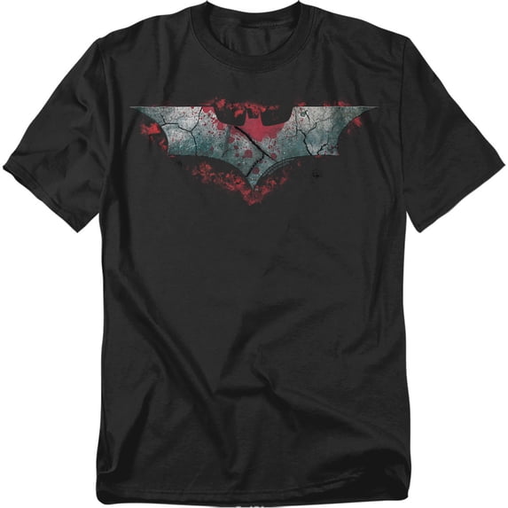 Dark Knight Rises T-Shirt Split & Crack Logo Unisex Graphic Tee For Men & Women