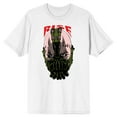 thumbnail image 1 of Dark Knight Trilogy Rise of Bane Men's White Graphic Tee - 4XLB, 1 of 2