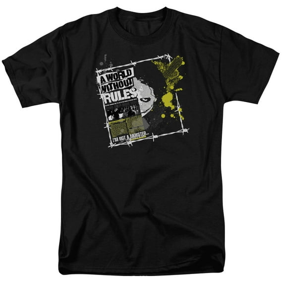 Dark Knight World Without Rules Unisex Adult T Shirt For Men And Women