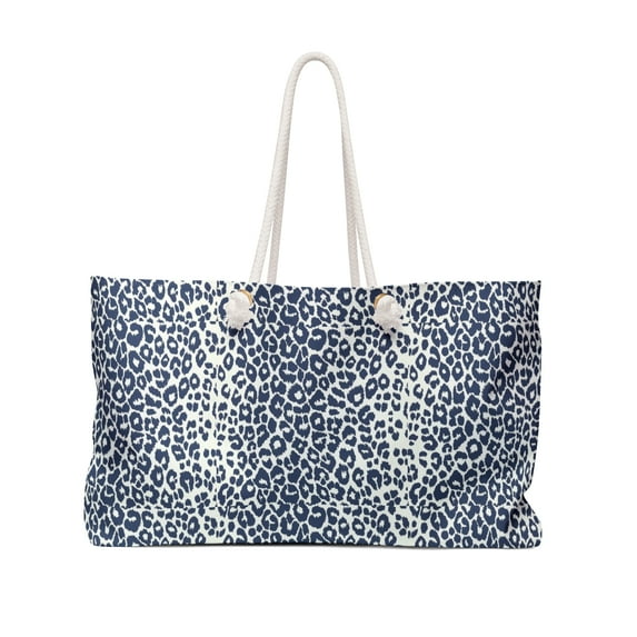 Dark Leopard Print Weekender Bag-Animal Print-Birthday Bag-Travel Bag