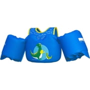 Dark Lightning Coast Guard Approved Life Jacket for Kids, Toddler Swim Vest with Arm Floats for Pool,Dinosaur