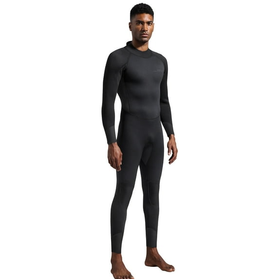 Dark Lightning Wetsuits for Men and Women, Mens/Womens Wet Suit for Cold Water, 3/2mm Wetsuit for Diving Surfing Snorkeling Kayaking Water Sports