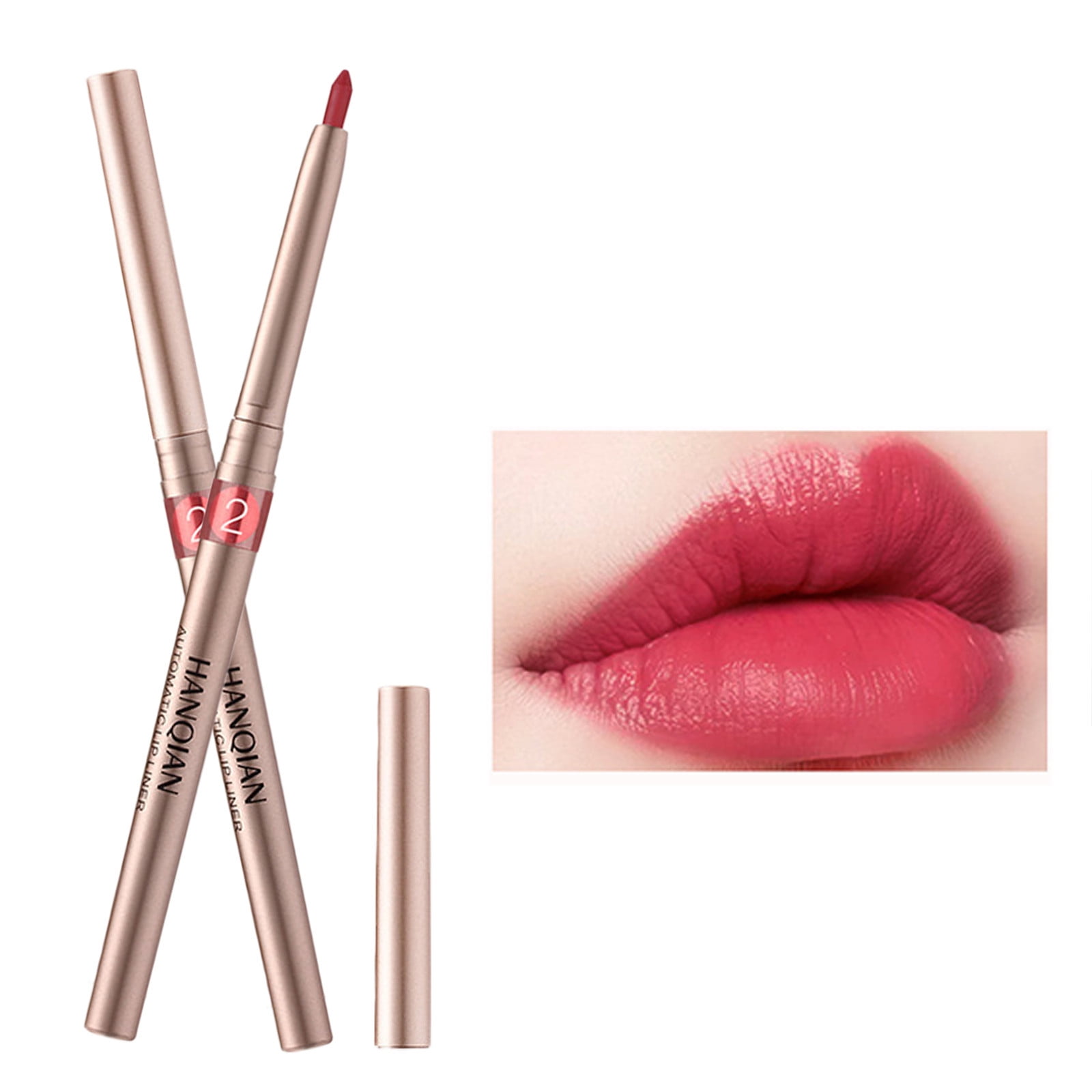Dark Lip Liner, Lip Liner Pencil Natural Lip Makeup Soft Pencils