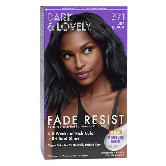 Dark & Lovely Color #371 Jet Black (Pack of 2)