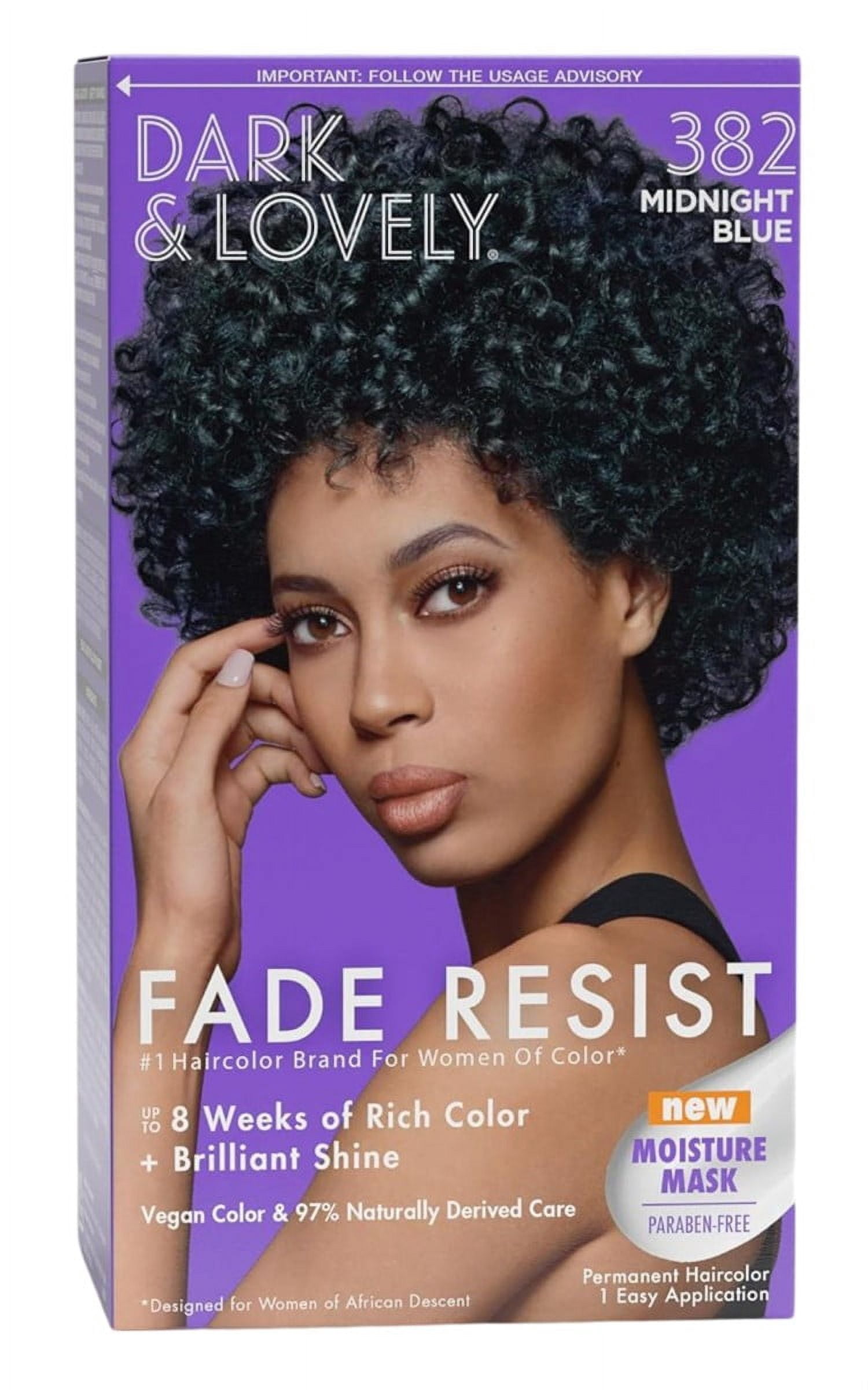 Dark & Lovely Color #382 Midnight Blue (Pack of 3) - Walmart.com