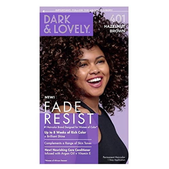 Dark & Lovely Color #401 Hazelnut Brown, 1 Ct, 2 Pack