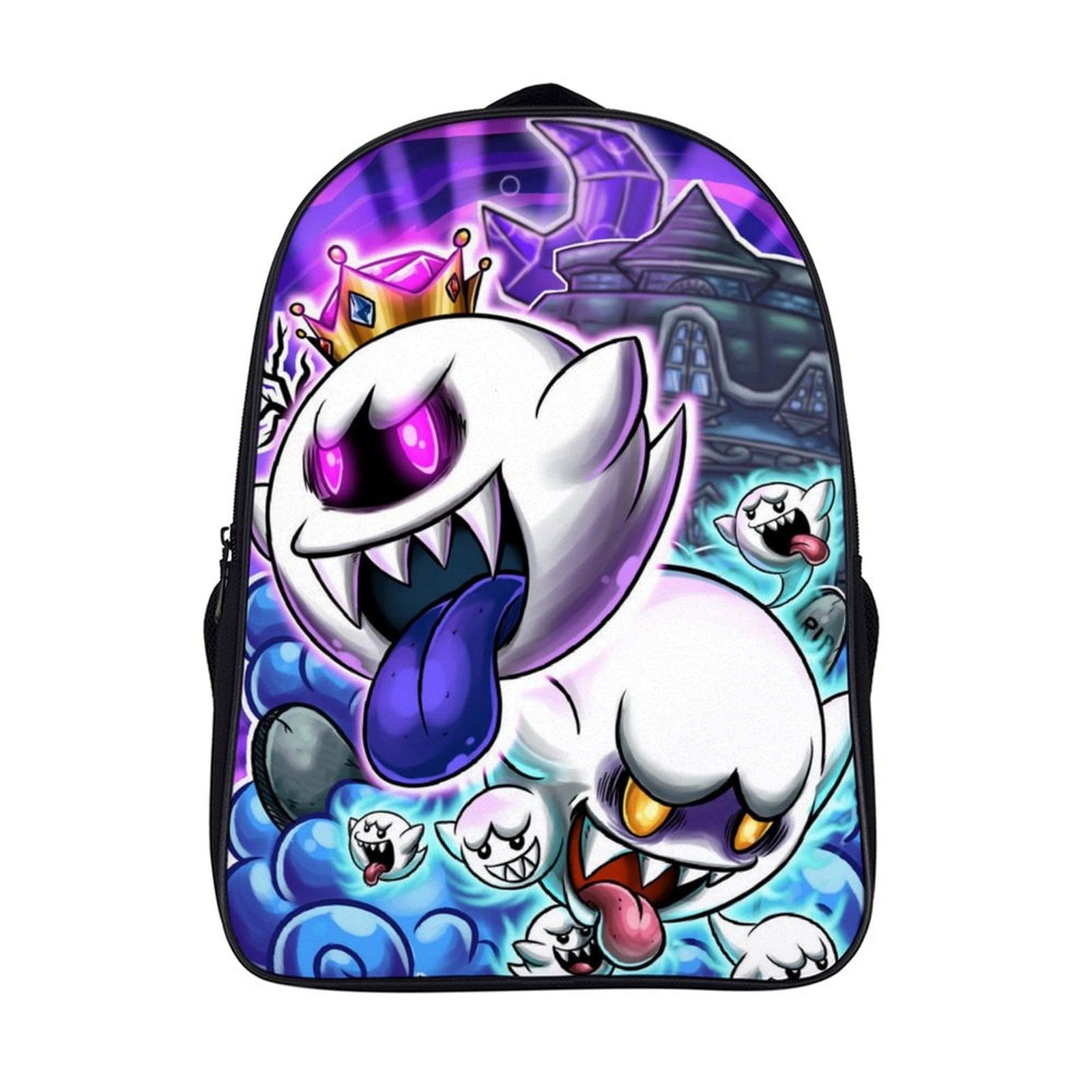 Dark Luigi's Mansion Boo Basic Backpack Schoolbag Travel Bag 2 ...
