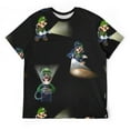 thumbnail image 1 of Dark Luigi's Mansion Moon Unisex Short-sleeve Shirt For Men Women Novelty 3D Print T-Shirt Soft Comfortable Tee Shirts, 1 of 7